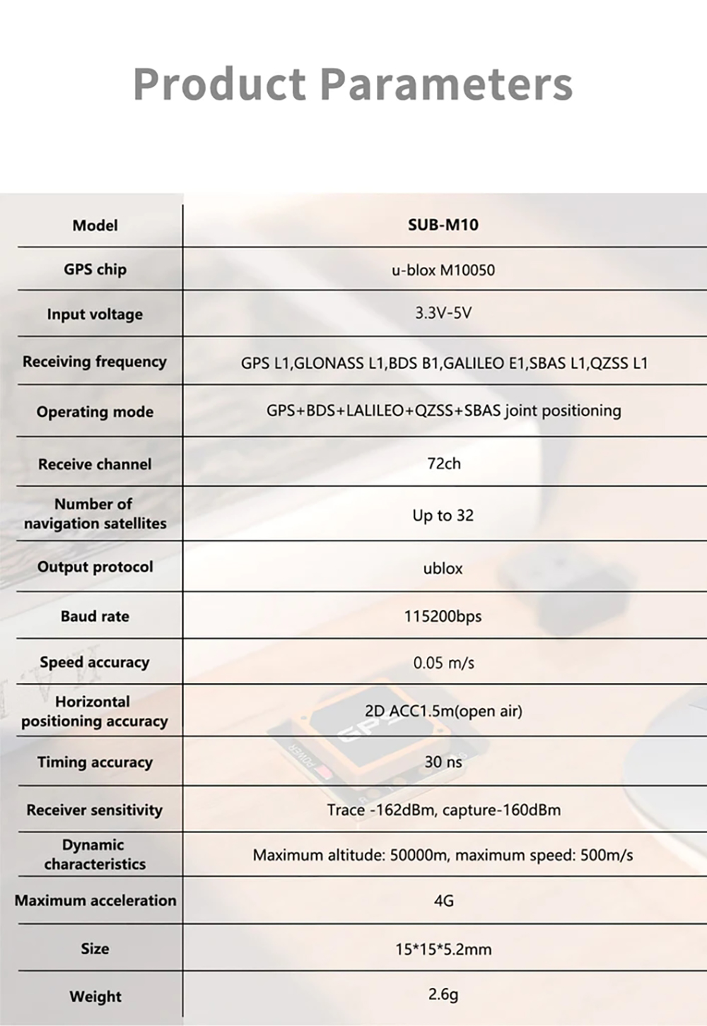 GPS-Modul-SUB250-Sub-M10-mit-U-blox-M10050-Chip-Spannungsbereich-33-V-5-V-fuumlr-fortgeschrittene-Na-1998710-7